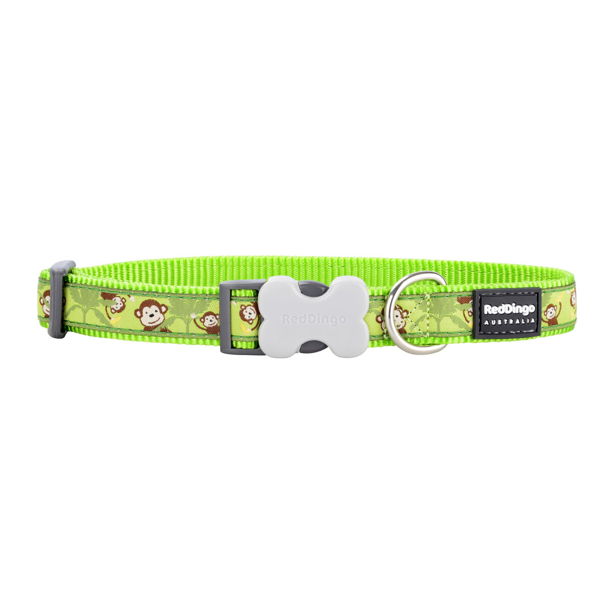 Collier pour Chien Red Dingo STYLE MONKEY LIME GREEN 41-63 cm