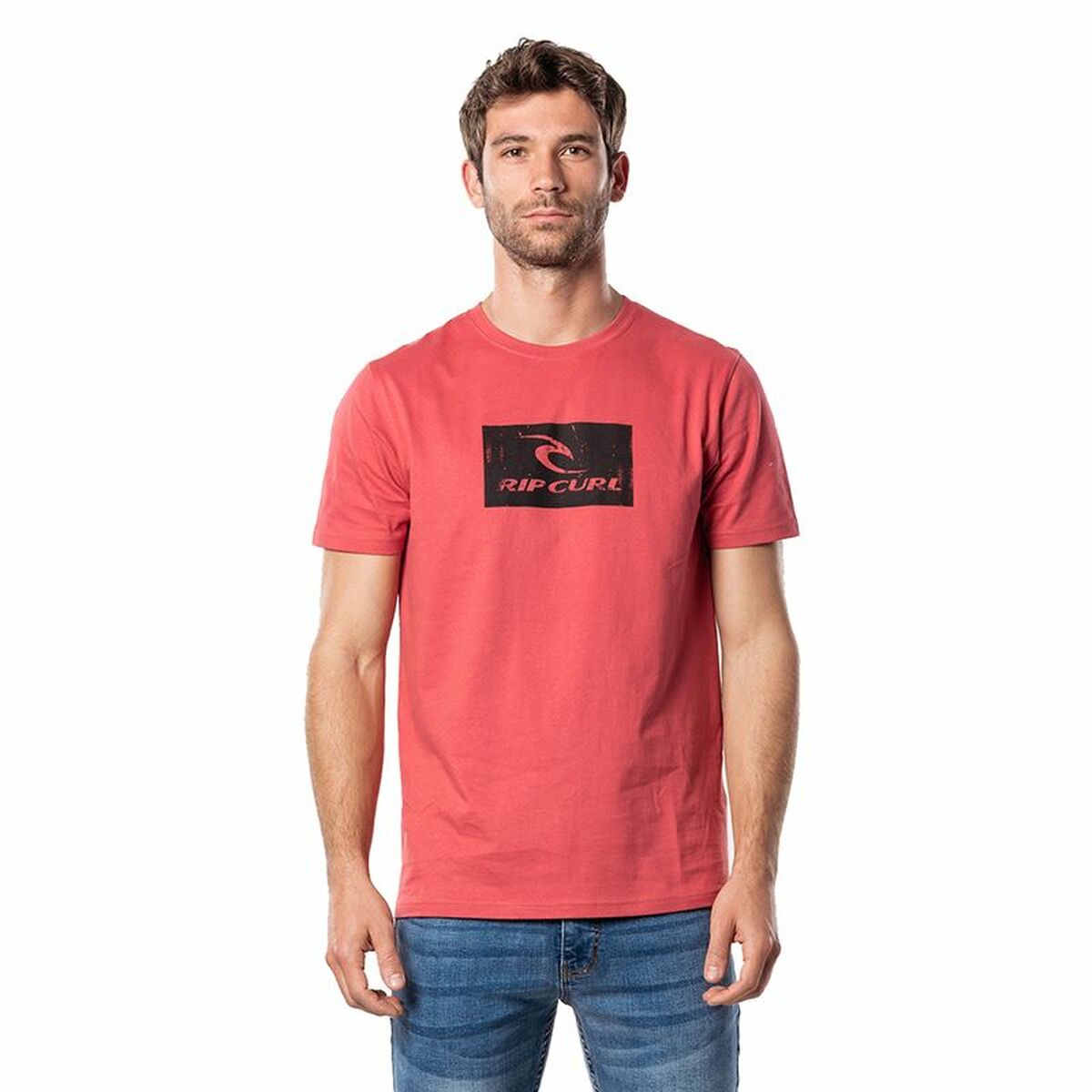 T-shirt à manches courtes homme Rip Curl Hallmark Rouge