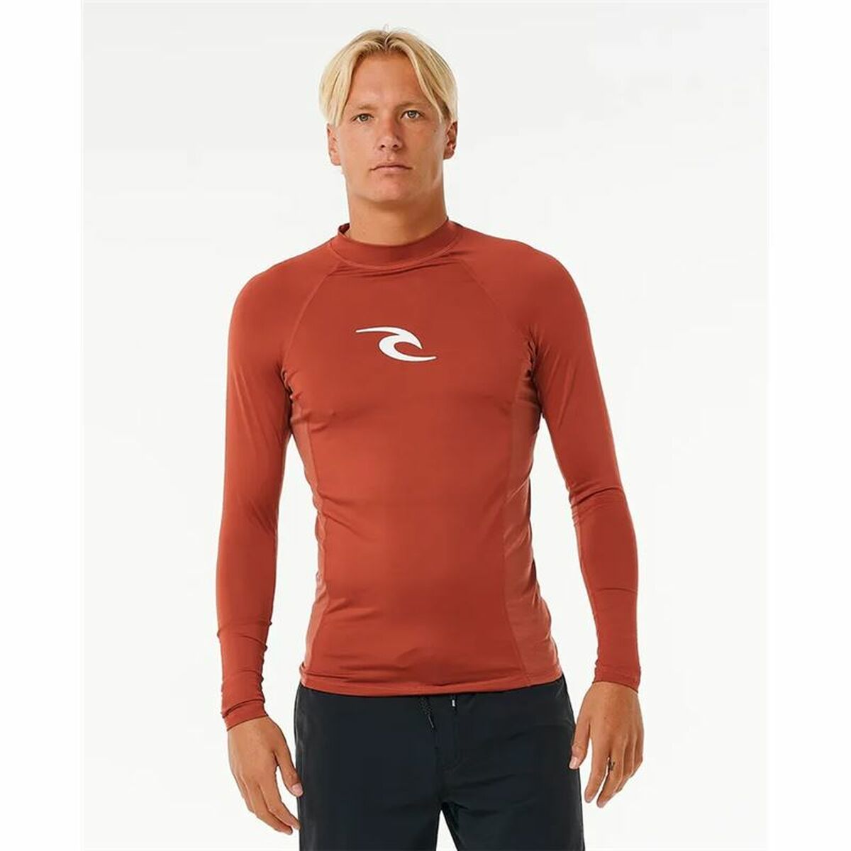 Bad t-shirt Rip Curl Waves Upf Perf L/S Rood Branding