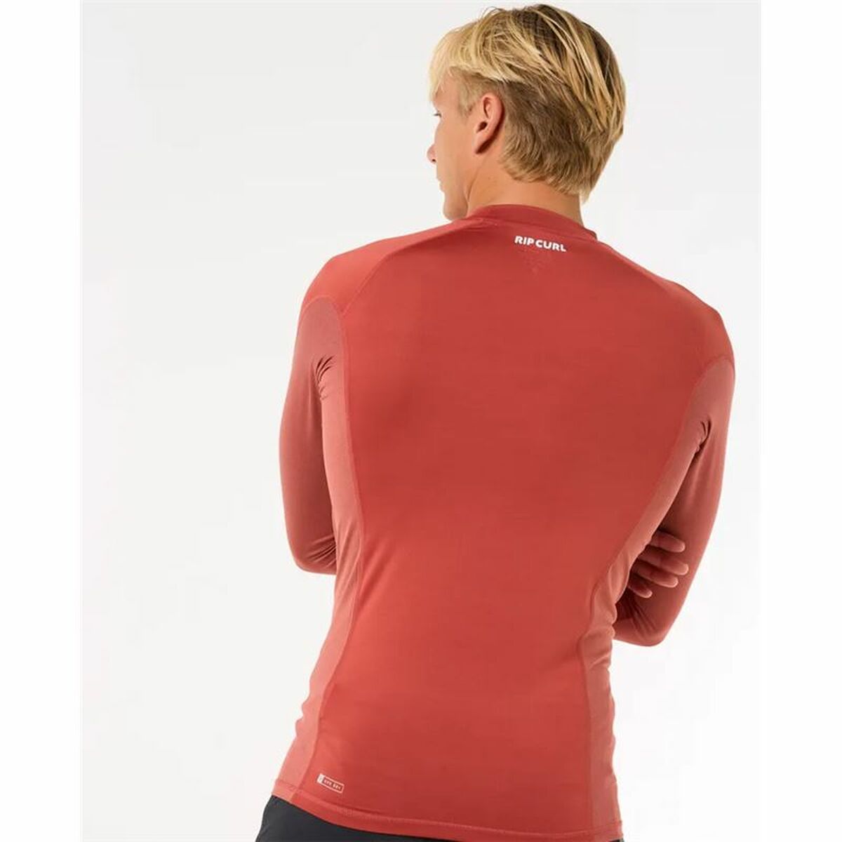 Bad t-shirt Rip Curl Waves Upf Perf L/S Rood Branding