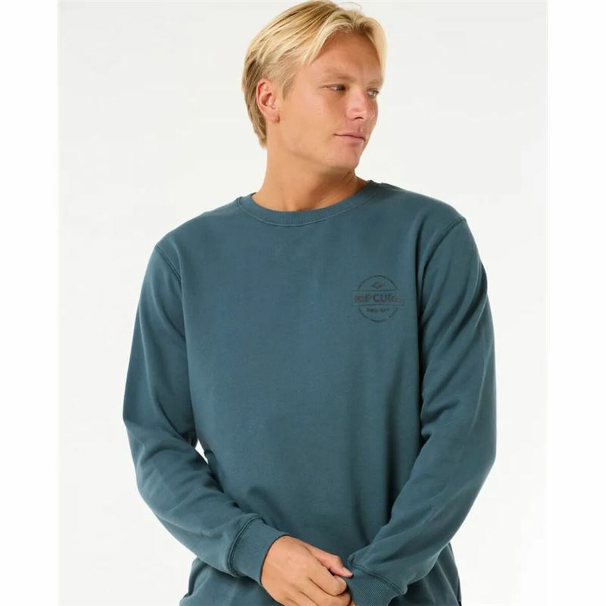 Image secondaire de Sweat sans capuche homme Rip Curl Stapler Crew Bleu