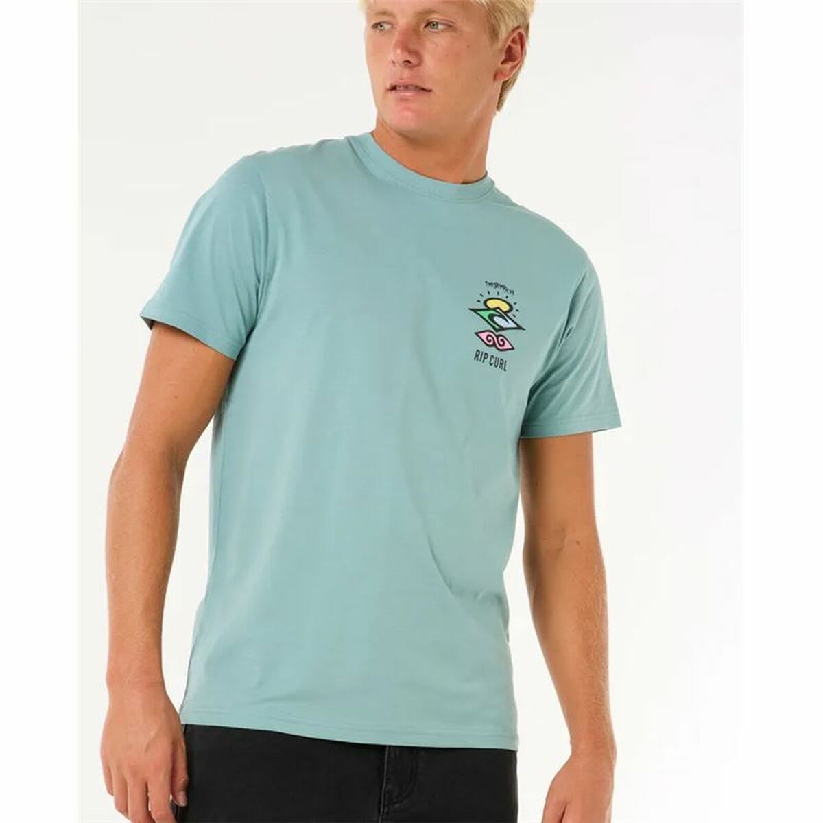 Image secondaire de T-shirt à manches courtes homme Rip Curl Search Icon Tee Bleu