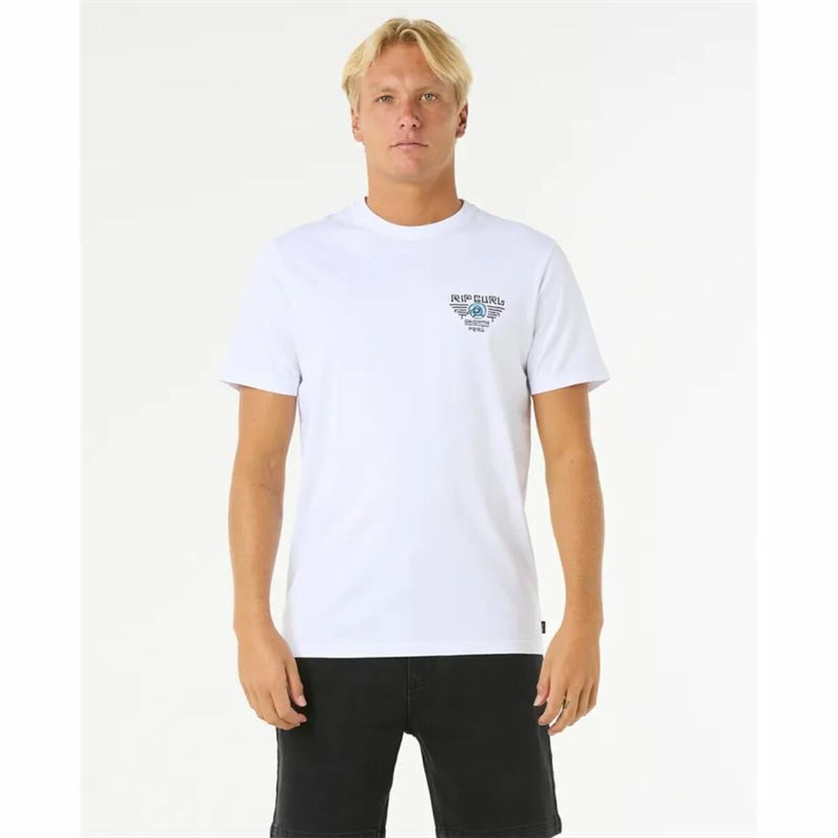 Image secondaire de T-shirt à manches courtes homme Rip Curl Desti Animals Tee Blanc