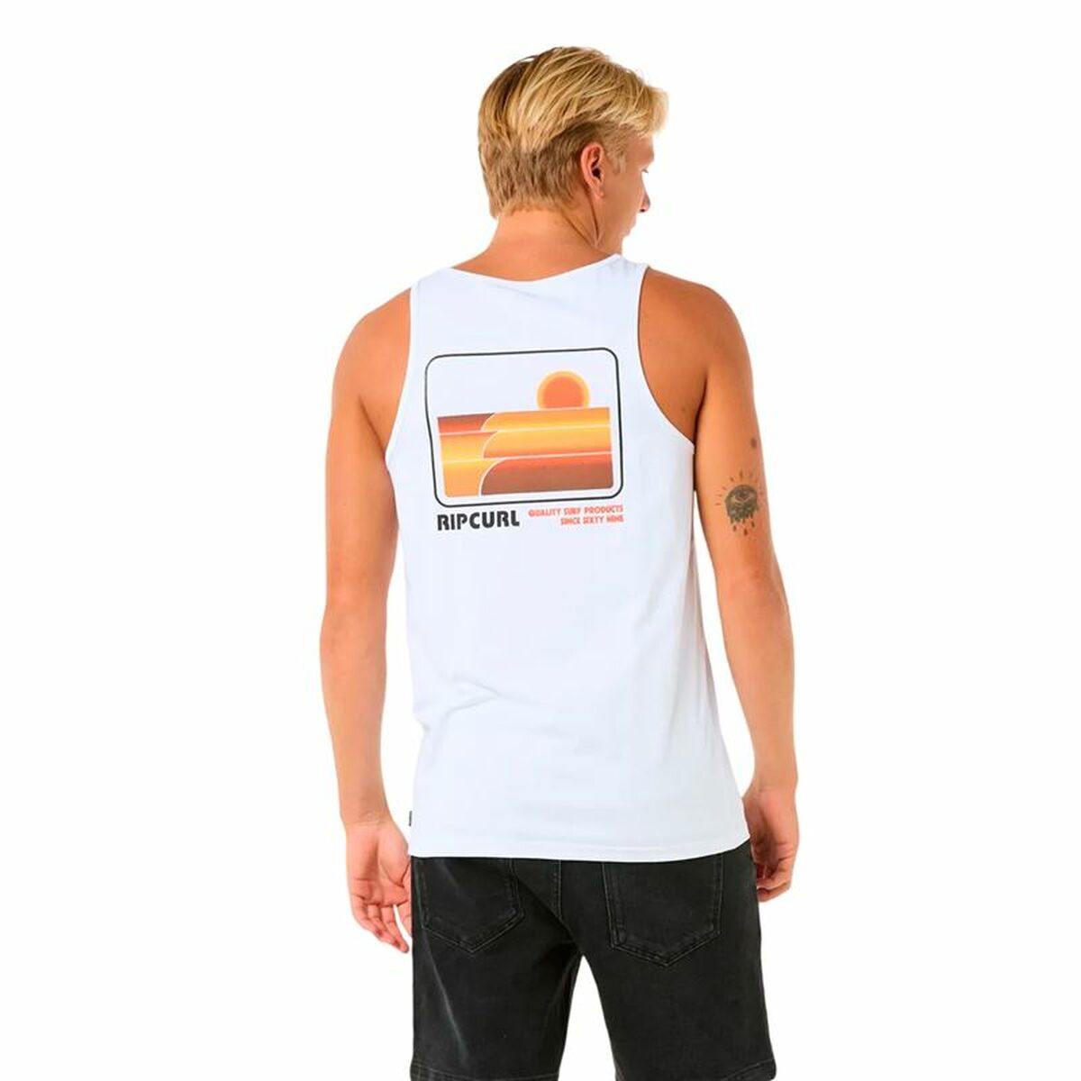 Image secondaire de Débardeur Homme Rip Curl Casual Revival Peaking Tank Blanc