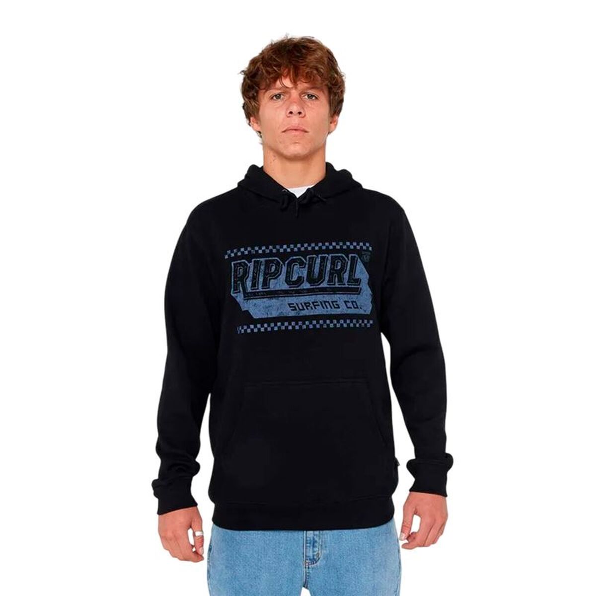 Herenhoodie Rip Curl Down The Line Hood Zwart
