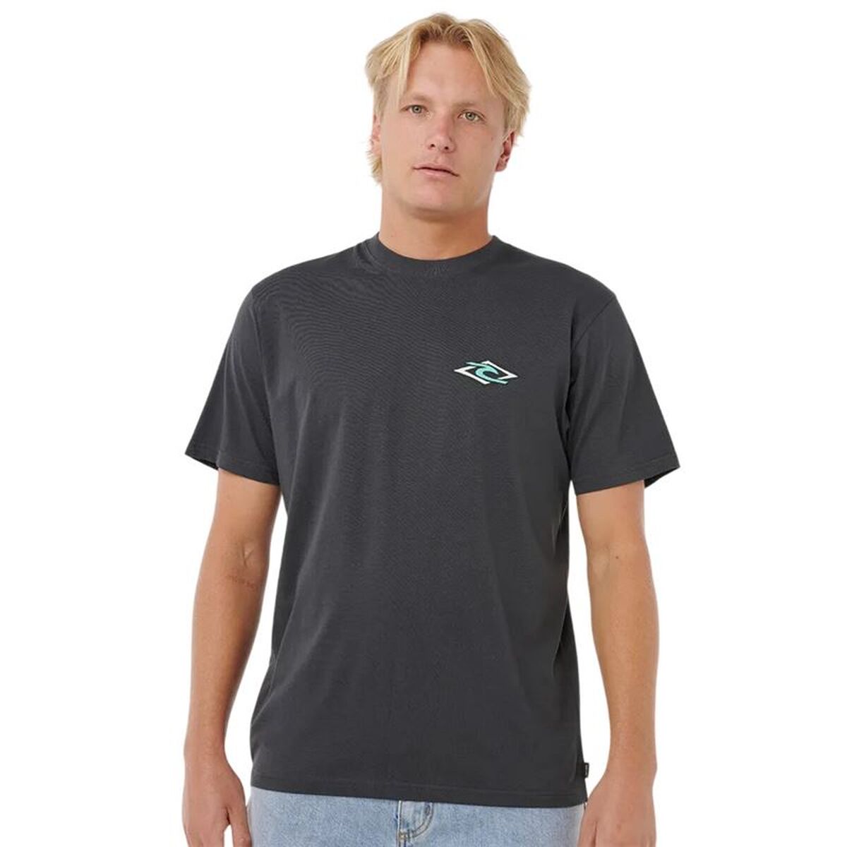 Heren-T-Shirt met Korte Mouwen Rip Curl Legacy Tee Zwart