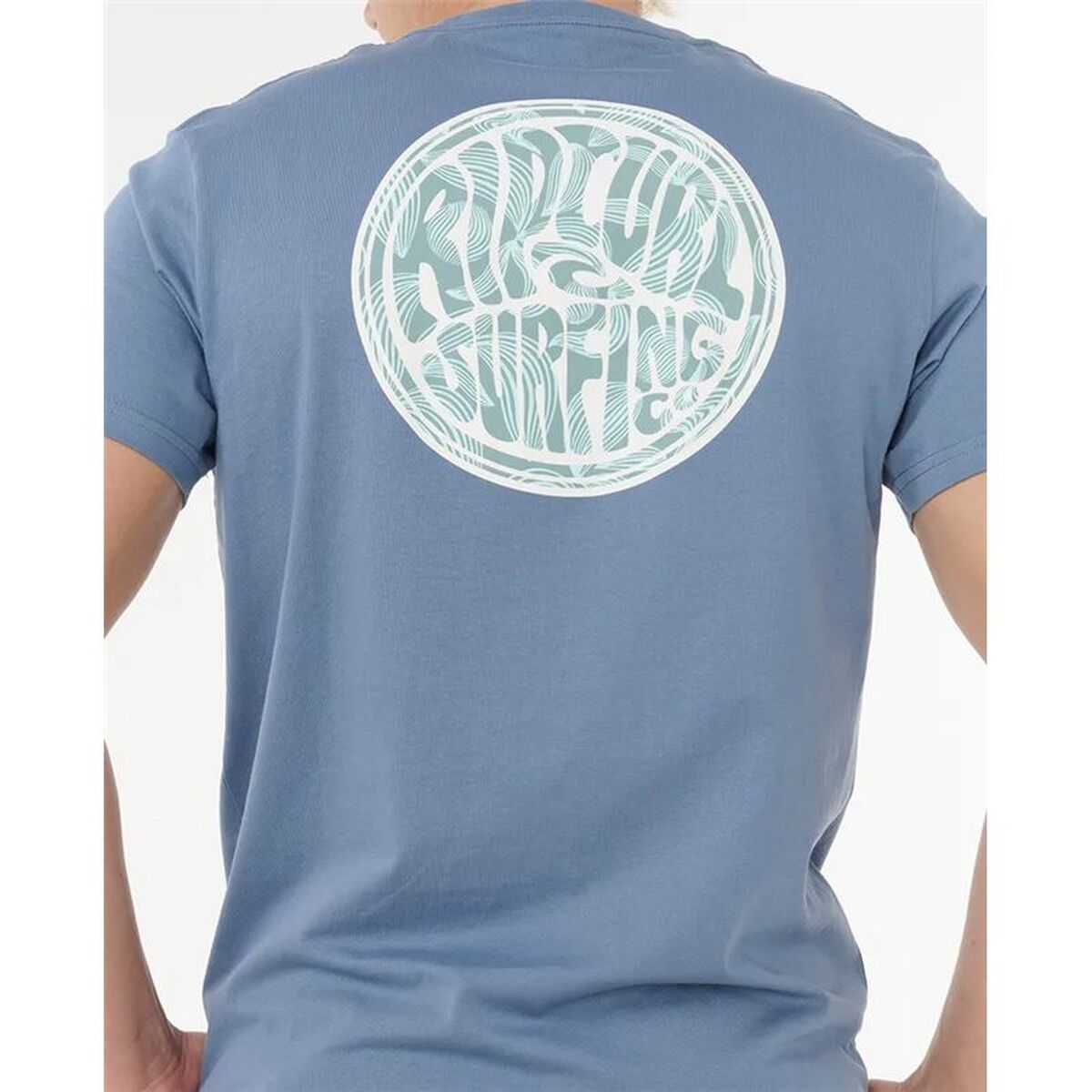 Heren-T-Shirt met Korte Mouwen Rip Curl Drifter Tee Blauw