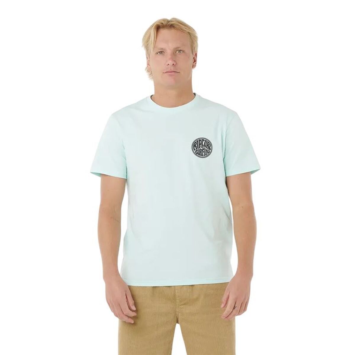 Heren-T-Shirt met Korte Mouwen Rip Curl Drifter Tee Blauw