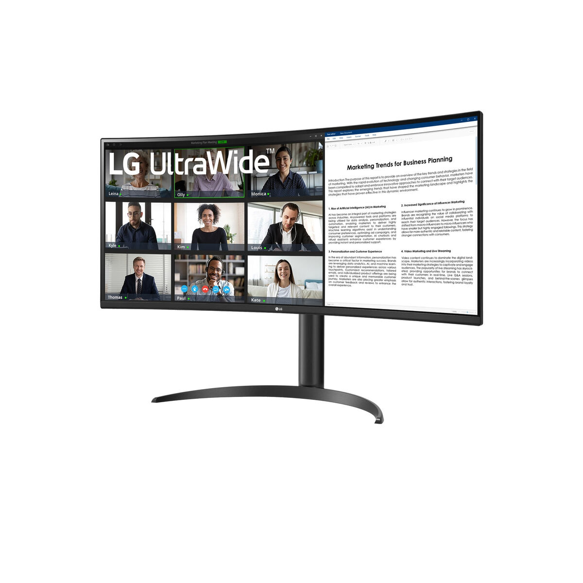 Image de Monitor LG 34WR50QK-B 34" 4K Ultra HD LCD Wide Quad HD