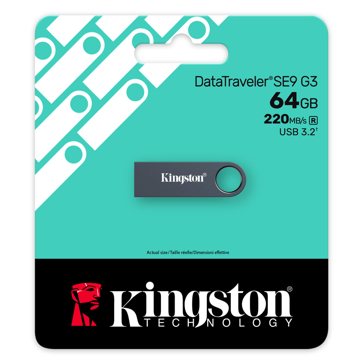 Picture of USB stick Kingston KE-U2X64-1AC Black 64 GB