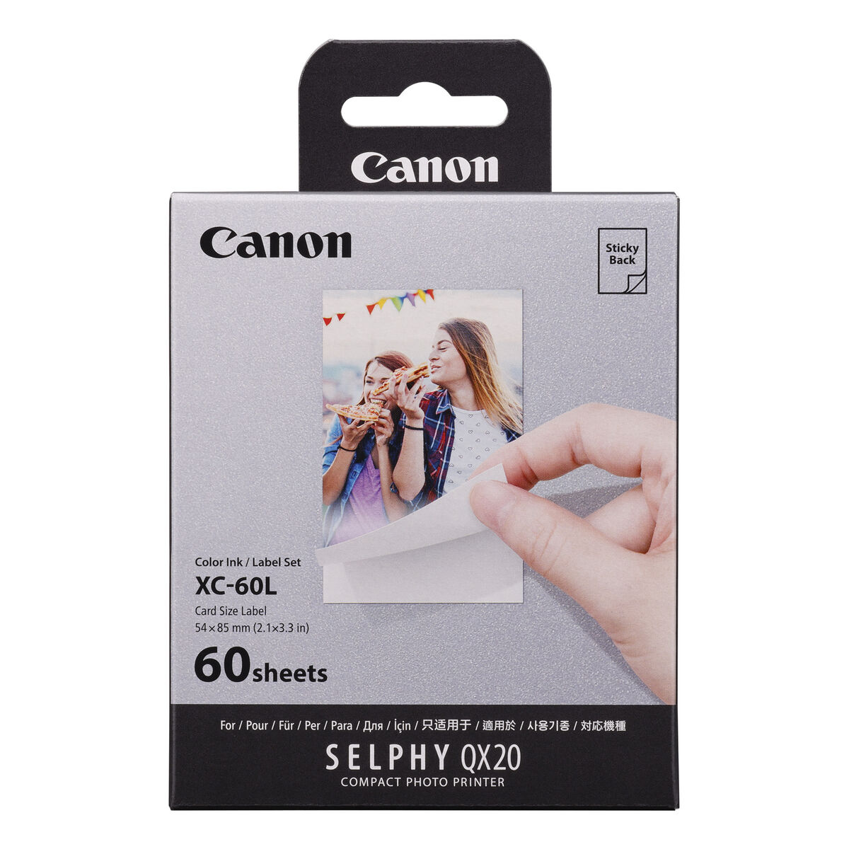 Mat fotopapier Canon 6756C001 5,4 x 8,5 cm (60 Stuks)