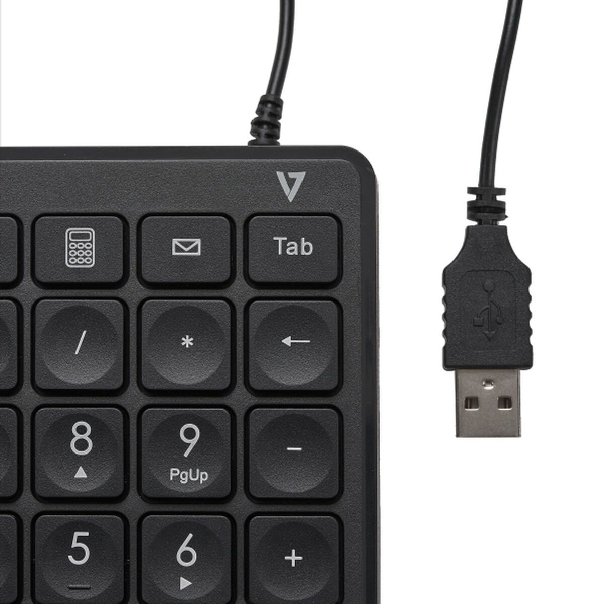 Afbeeldingen van Numeric keyboard V7 KP350 Black