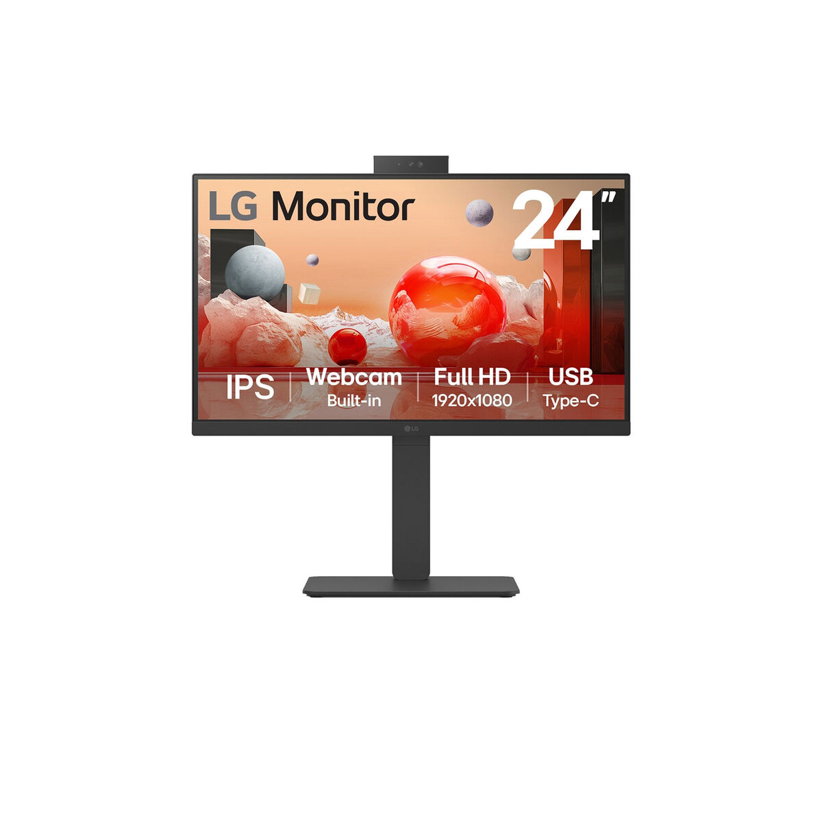 Image de Monitor LG 24BA850-B Full HD 23,8"