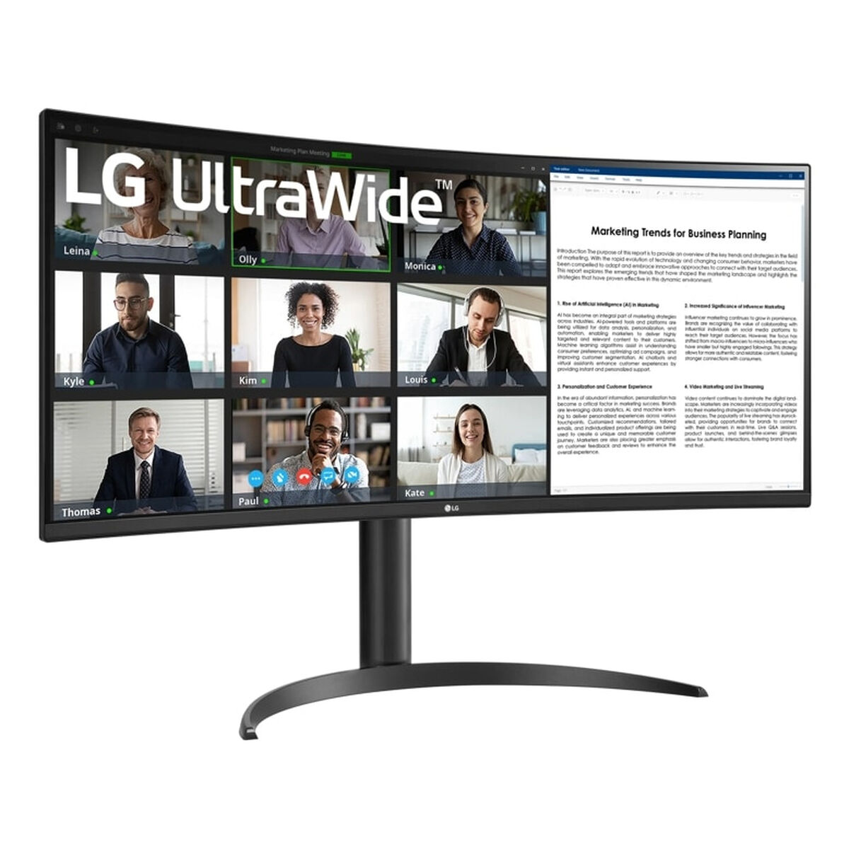 Picture of Monitor LG 34WR55QK-B 34" 4K Ultra HD Wide Quad HD