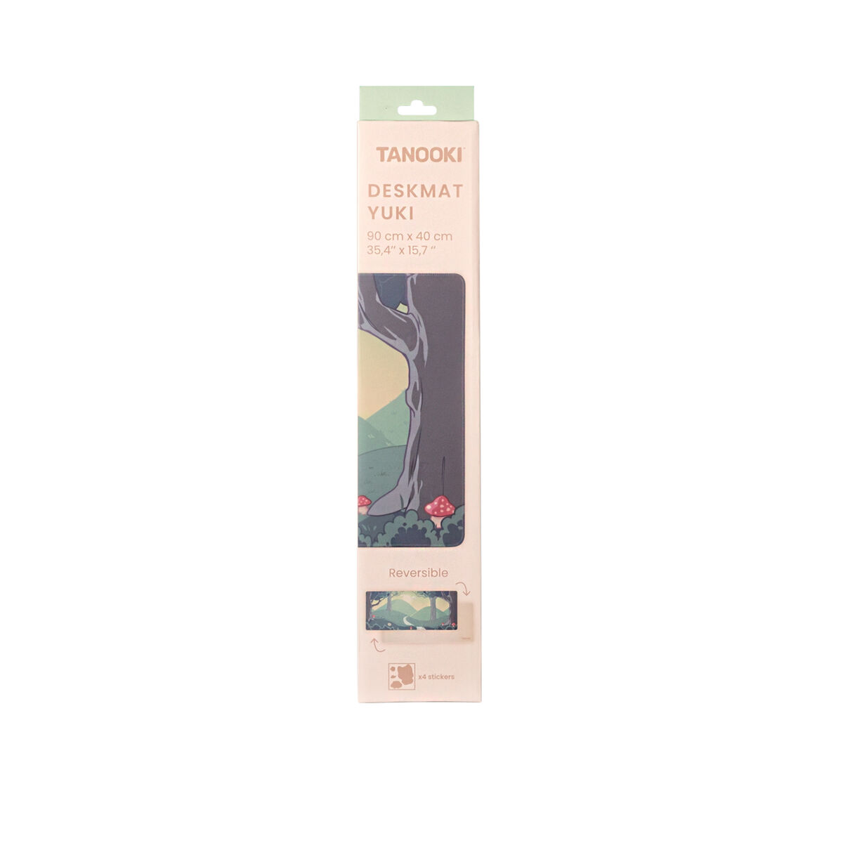 Afbeeldingen van Mouse Mat FR-TEC TANOOKI YUKI Green Beige