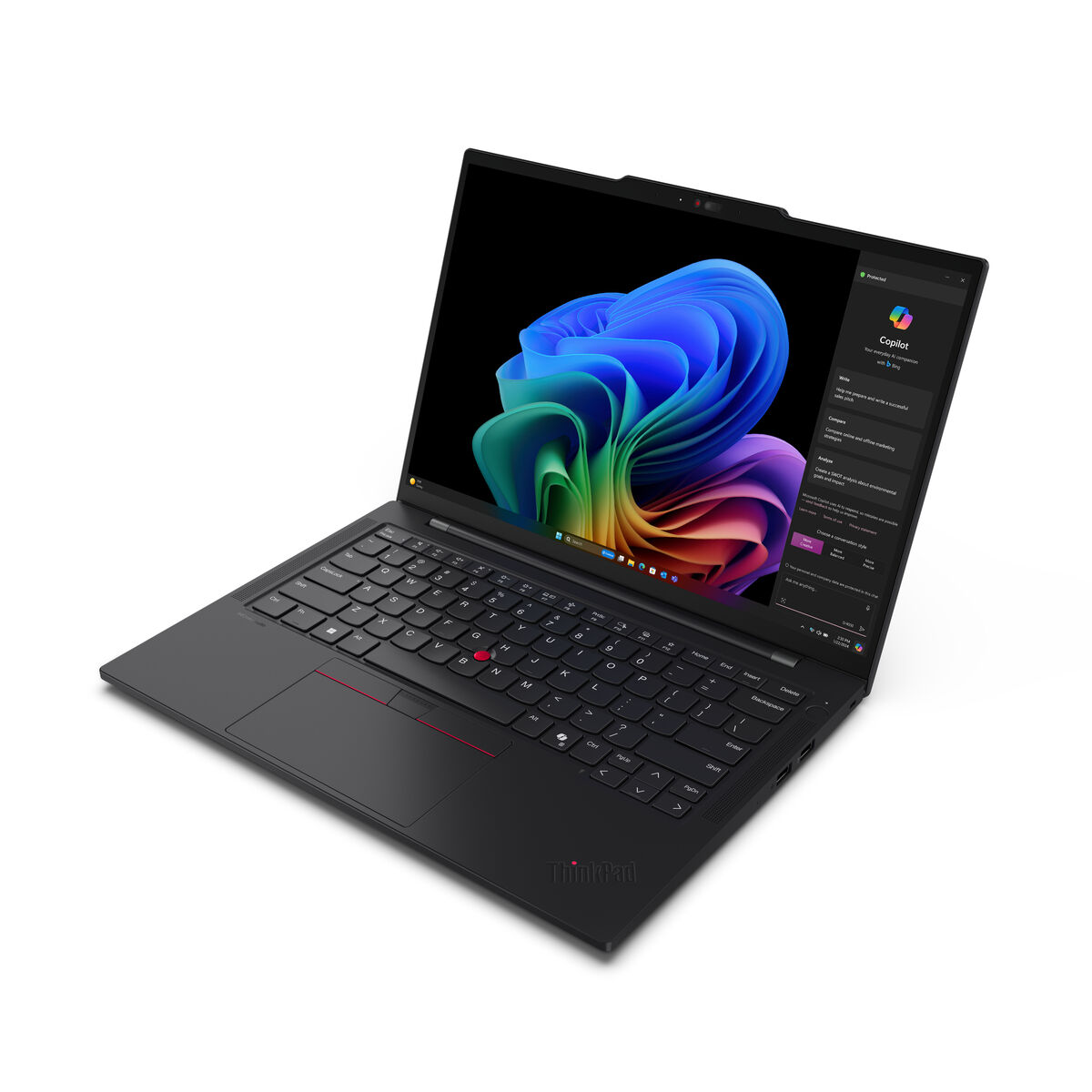 Afbeeldingen van Laptop Lenovo T14S G6 X1P-42-100 14" Qualcomm 16 GB RAM 512 GB SSD Spanish Qwerty