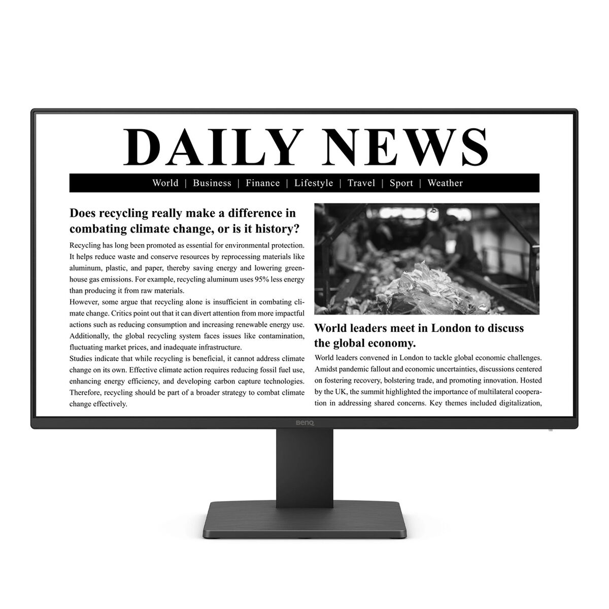 Monitor BenQ GW2491 Full HD 23,8" - Bild 1 von 1