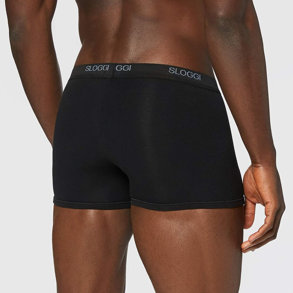 Men's Boxer Shorts Sloggi Basic Black (L) (Refurbished A)