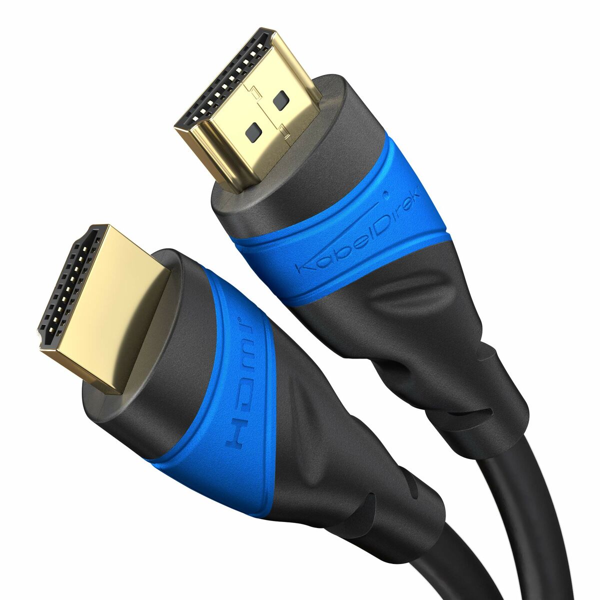 HDMI to DVI adapter KabelDirekt .6 Black 10 m Black/Blue (Refurbished B)