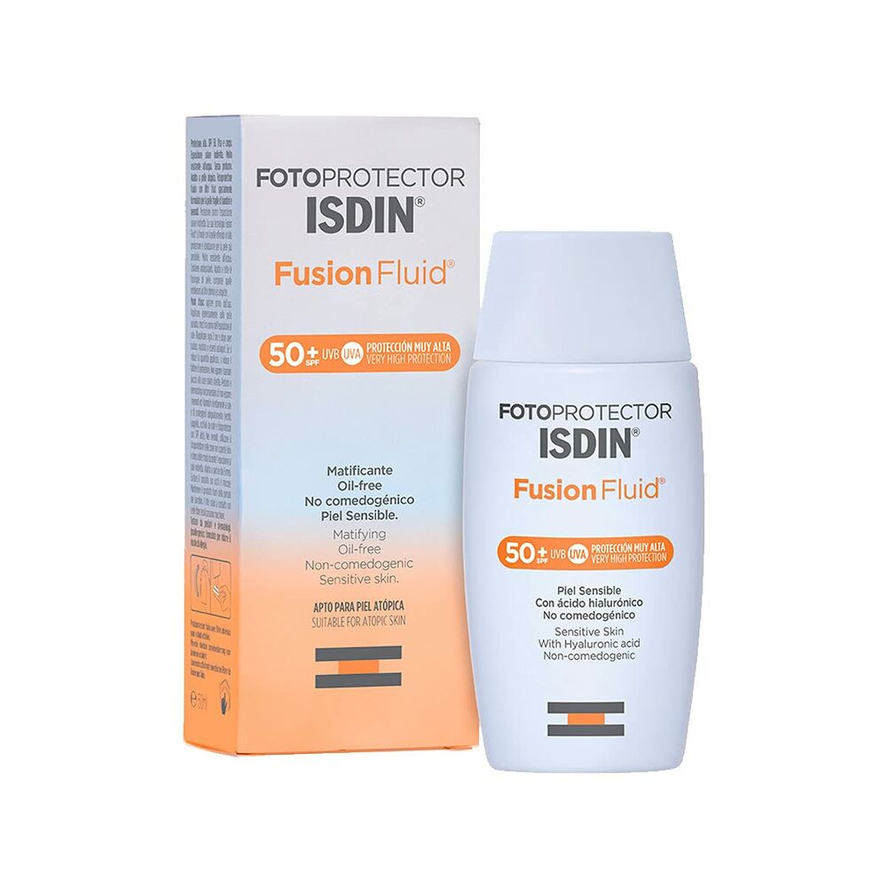 Protezione Solare Viso Isdin Fusion Fluid SPF50+ (50 ml) (Ricondizionati B)