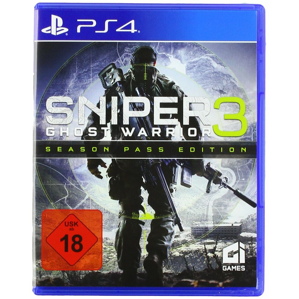 PlayStation 4 Video Game Sony Sniper Ghost Warrior 3- Season Pass (Refurbished A)