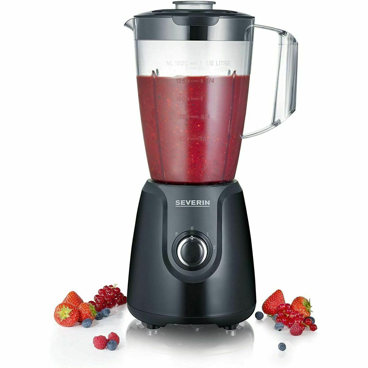 Μπλέντερ Κύπελλο Severin SM 3707 Μαύρο 600 W 1,5 L