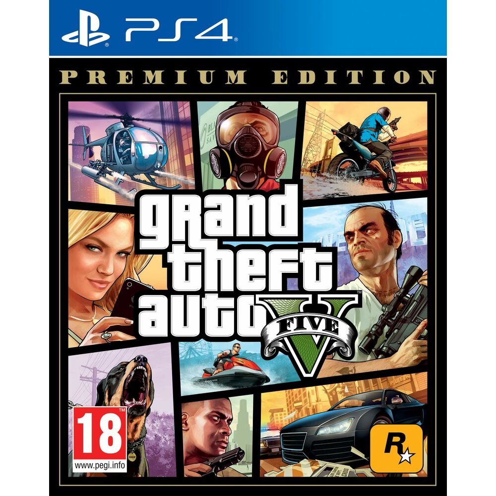 Jeu vidéo PlayStation 4 Rockstar Grand Theft Auto V - Premium Edition (Reconditionné D)