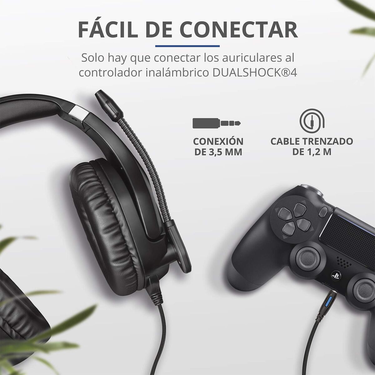 Gaming Headset with Microphone Trust GXT 488 Forze PS4 Black