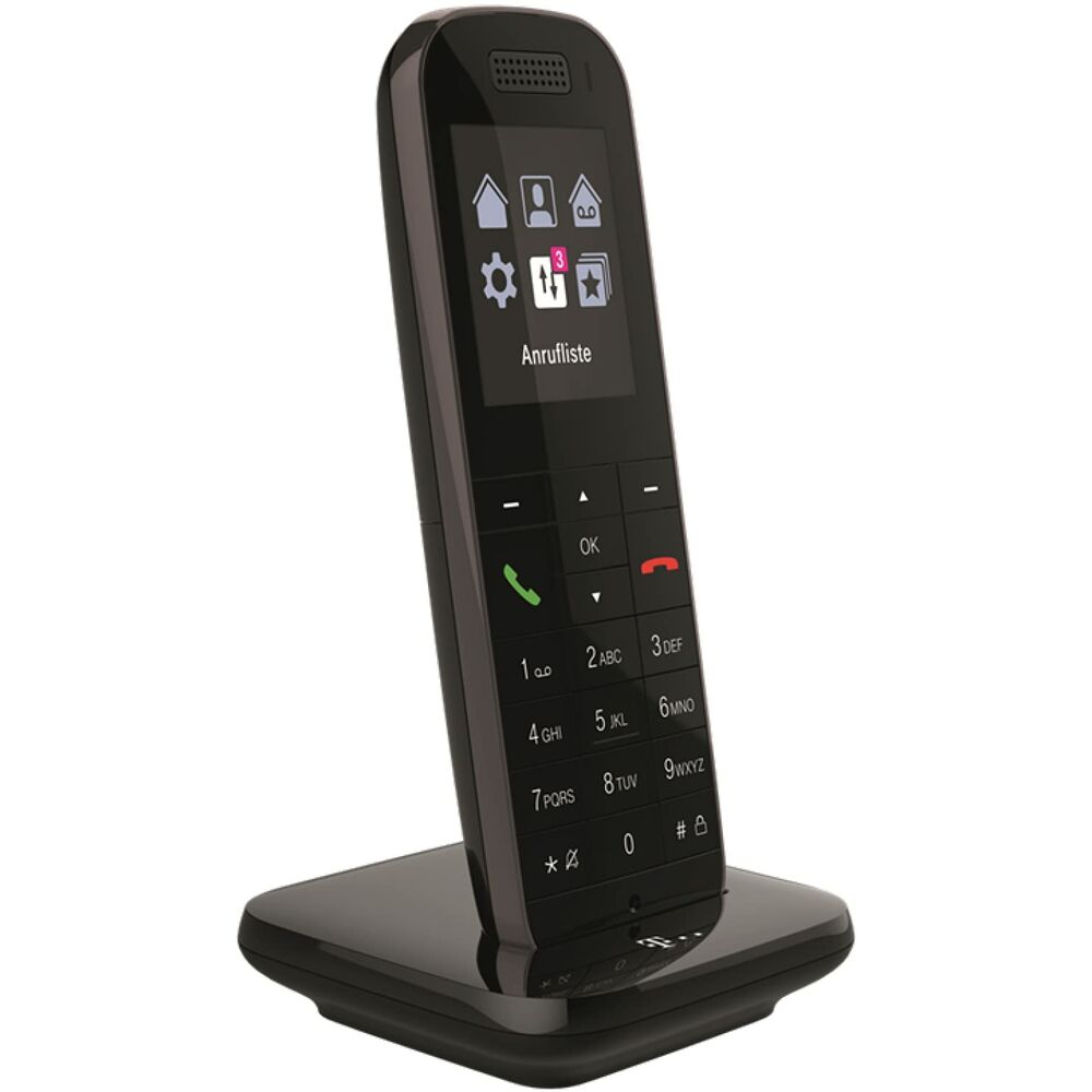 Landline Telephone 40863129 Black Wireless (Refurbished B)