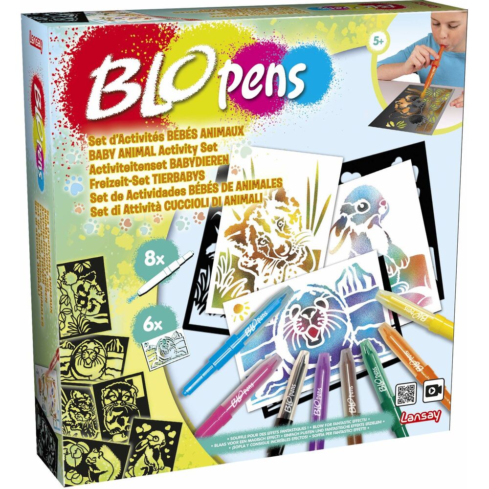 Set of Felt Tip Pens Blopens Airbrush (Refurbished B)