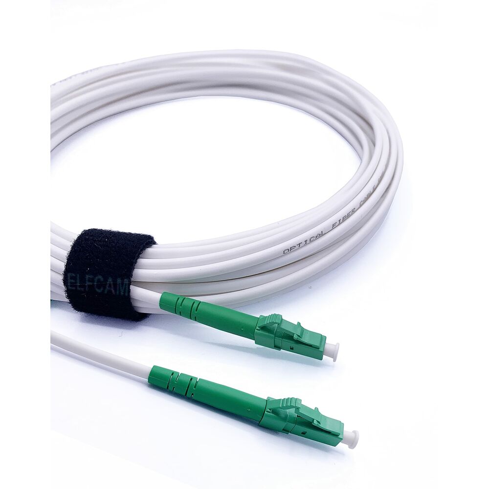 Câble à fibre optique LC/APC a LC/APC Blanc (Reconditionné A+)
