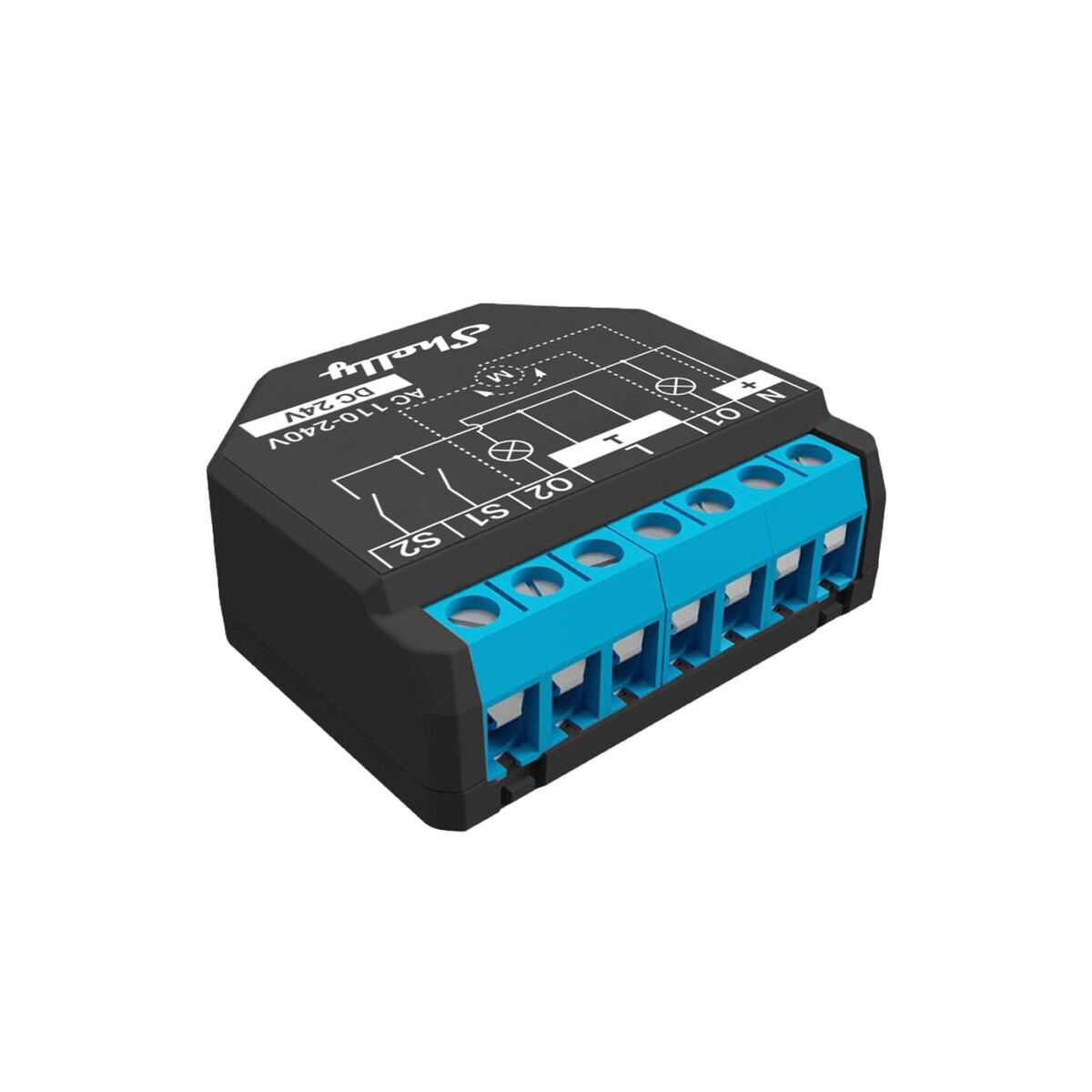 Wi-Fi switch module Shelly Plus 2PM WLAN 240 V WiFi Wi-Fi switch module Shelly Plus 2PM WLAN 240 V WiFi