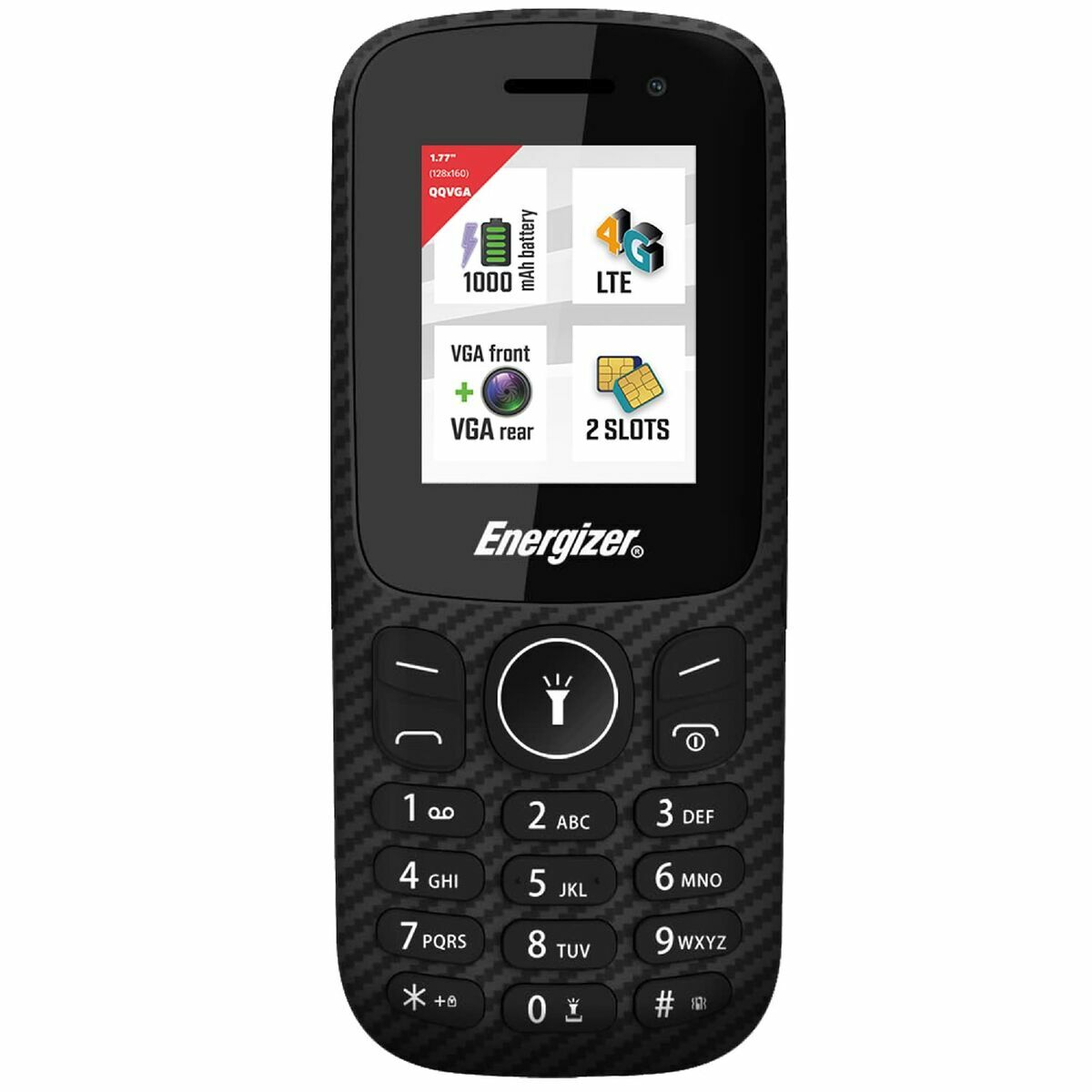 Afbeeldingen van Mobile phone Energizer E130SEU1 Black 1 GB RAM