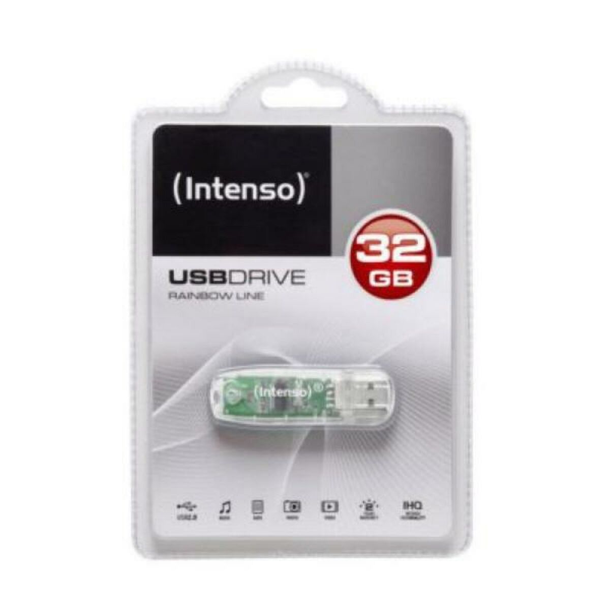 Memoria USB INTENSO Rainbow Line 32 GB Transparente 32 GB Memoria USB