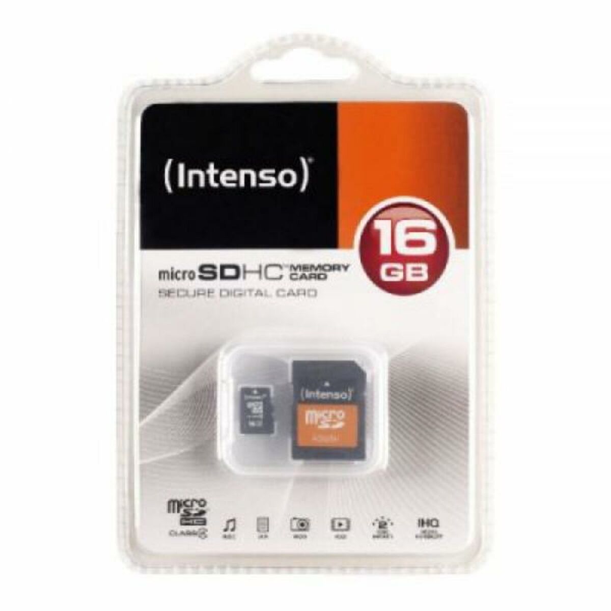 Afbeeldingen van Micro SD Memory Card with Adaptor INTENSO 3413470 16 GB 16 GB