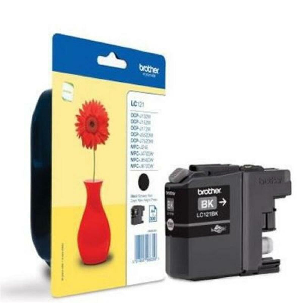 Afbeeldingen van Compatible Ink Cartridge Brother LC121BKBP Black