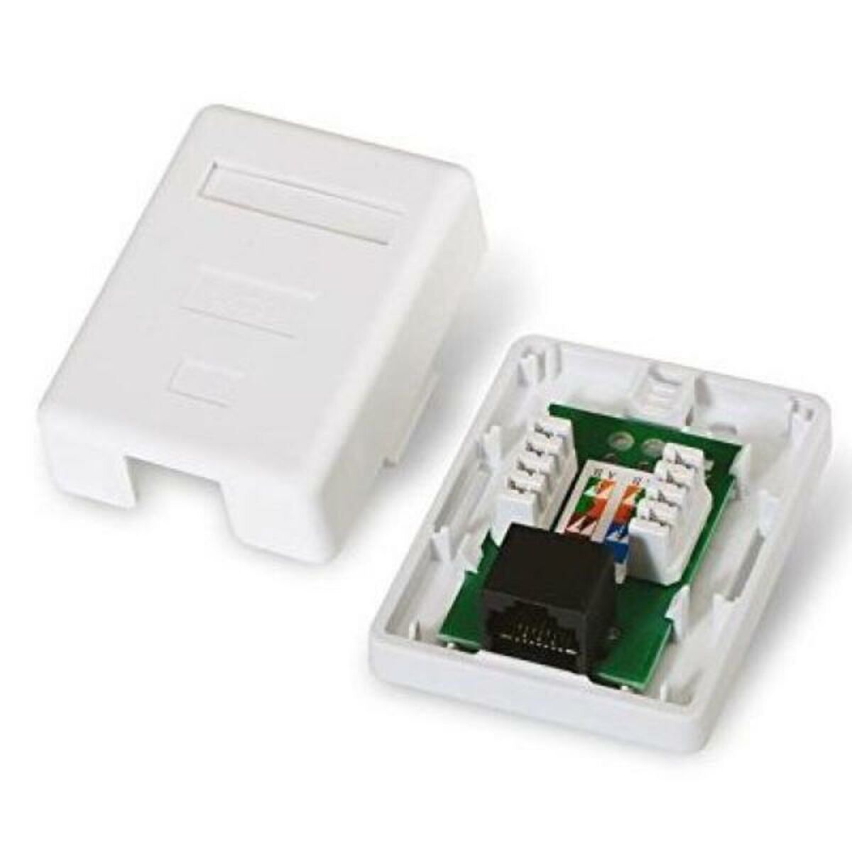 Afbeeldingen van Network Connection Box NANOCABLE 10.21.1501 UTP RJ45 6 White