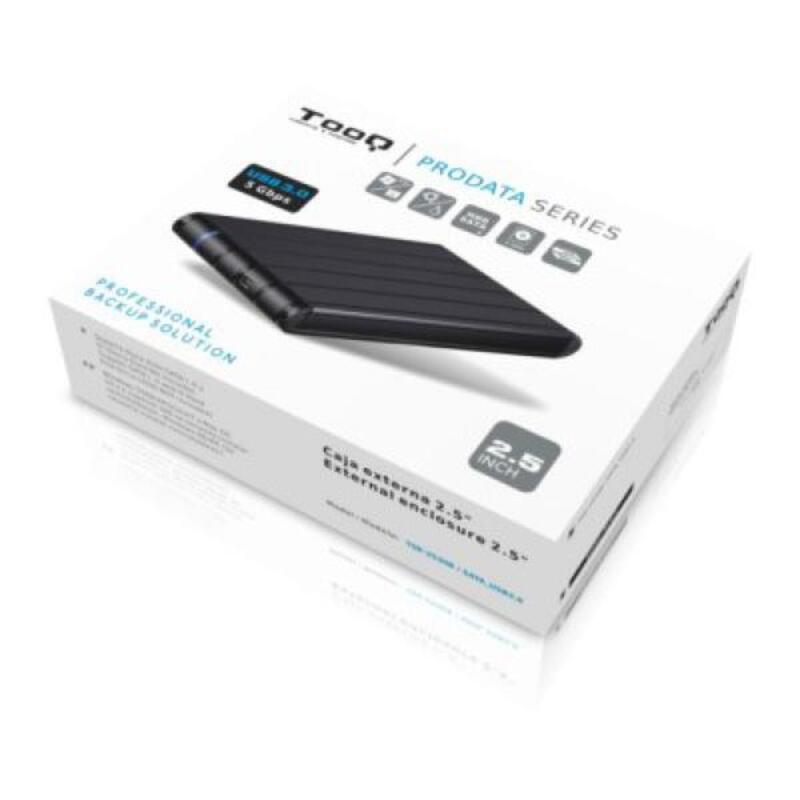 External Box TooQ TQE-2530B HDD 2.5" SATA III USB 3.0 Black