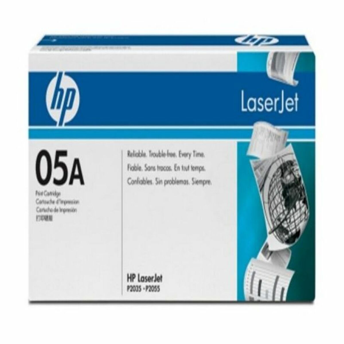 Image de Toner original HP CE505A Noir