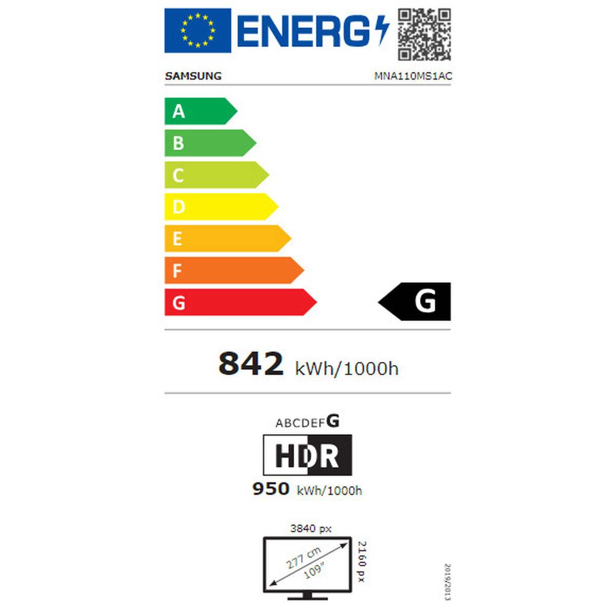 Afbeeldingen van Smart TV Samsung MNA110MS1AC 110" LED 4K Ultra HD