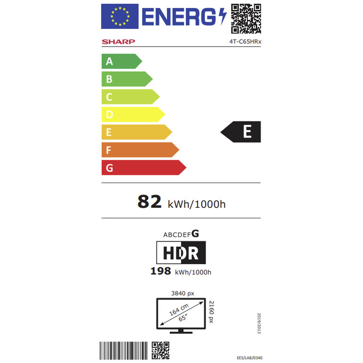 Picture of Smart TV Sharp 65HR7265E 65" QLED 4K Ultra HD