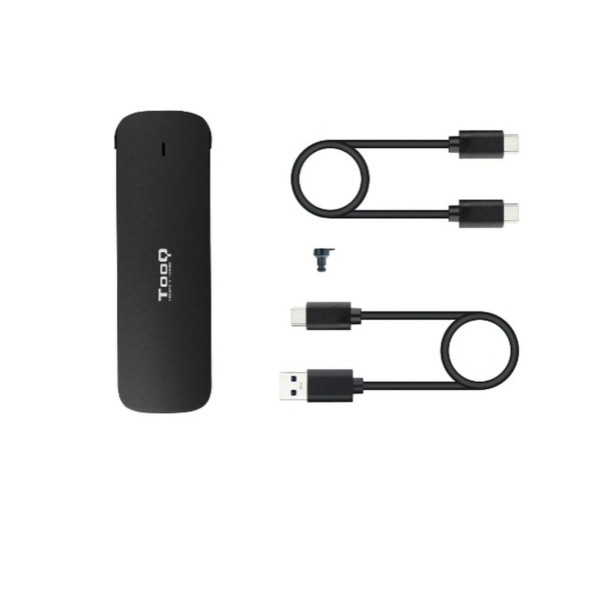 Picture of External Box TooQ TQE-2201B Black USB-C USB 3.0 M.2