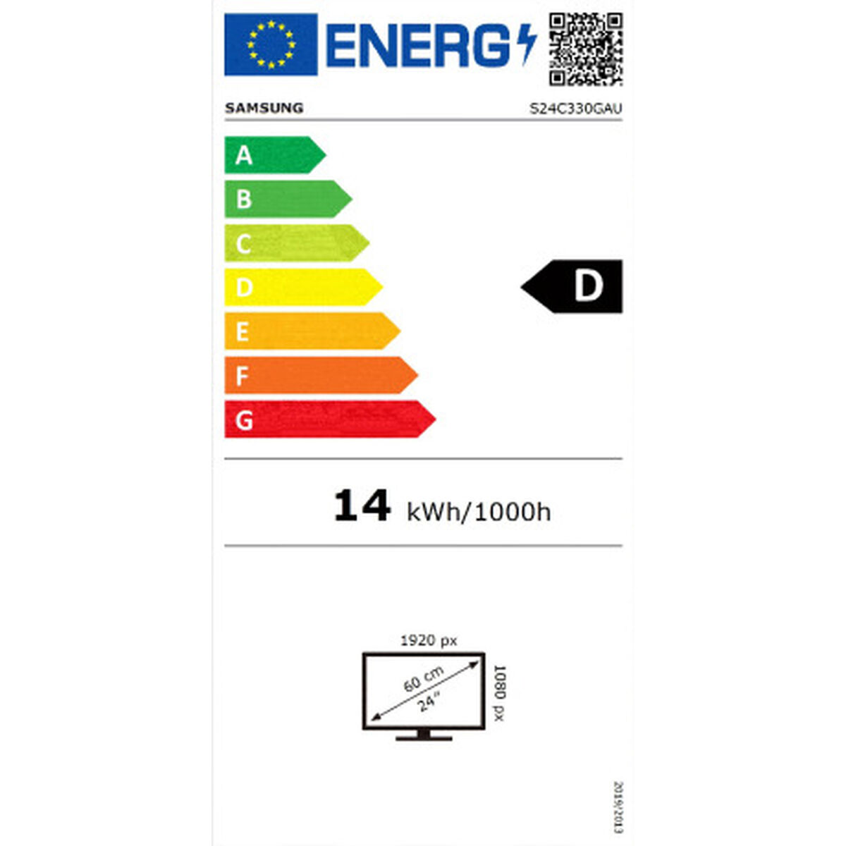 Afbeeldingen van Monitor Samsung LS24C330GAUXEN 100 Hz 24" Full HD
