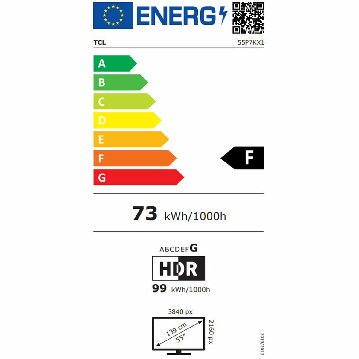 Afbeeldingen van Smart TV TCL 55P7K 55" 4K Ultra HD HDR QLED
