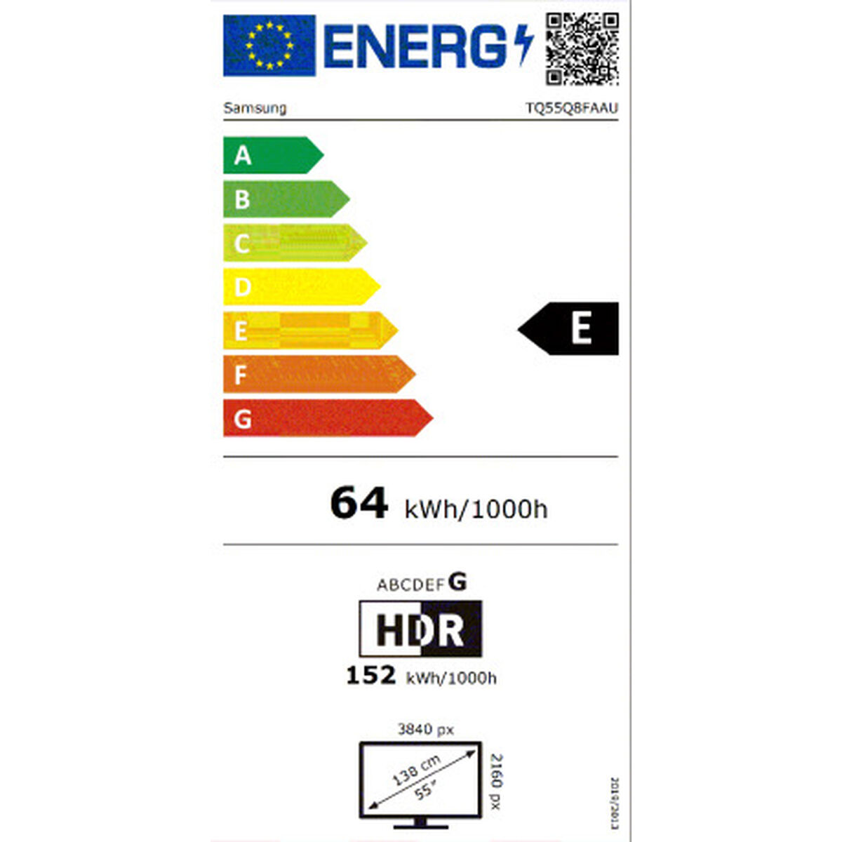 Afbeeldingen van Smart TV Samsung TQ55Q8F UHD 55" ULED HDR10+ QLED