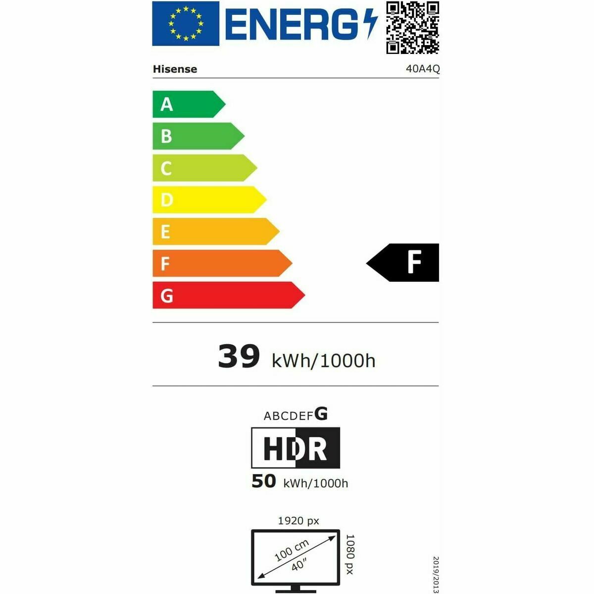 Afbeeldingen van Smart TV Hisense 40A4Q 40 Full HD DLED 40"