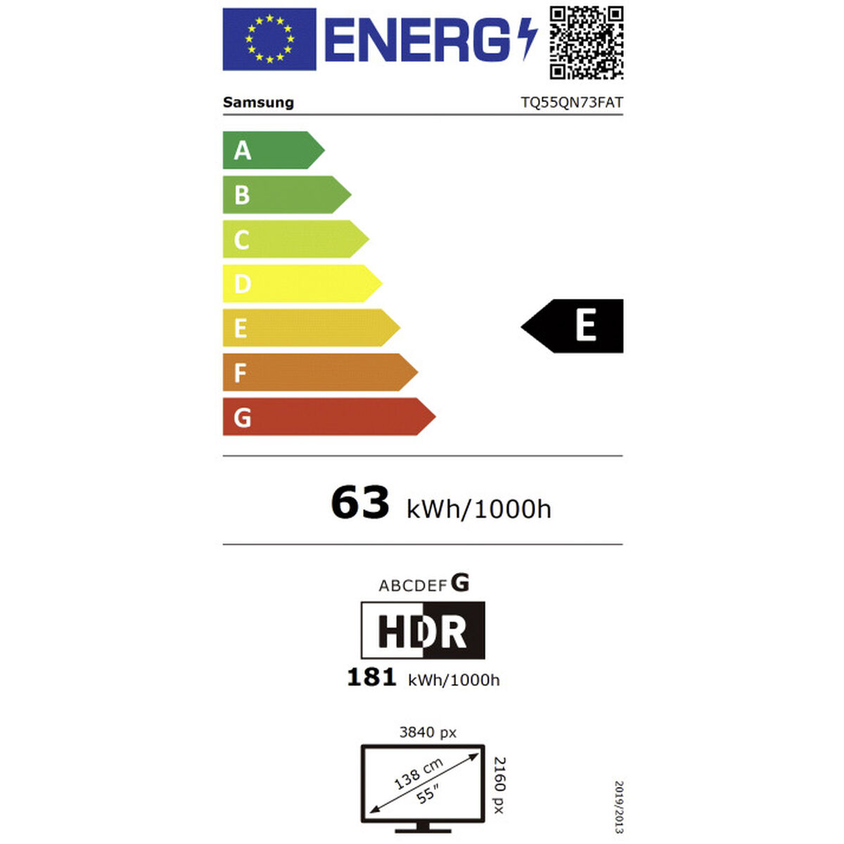 Bild von Smart TV Samsung TQ55QN73FATXXC AMD FreeSync