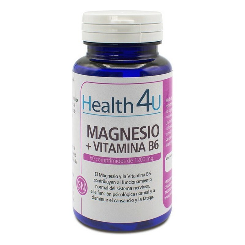 Comprimés Health4u Magnésium Vitamine B6 (60 uds)