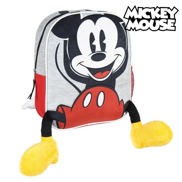 3D Child bag Mickey Mouse Grey Red