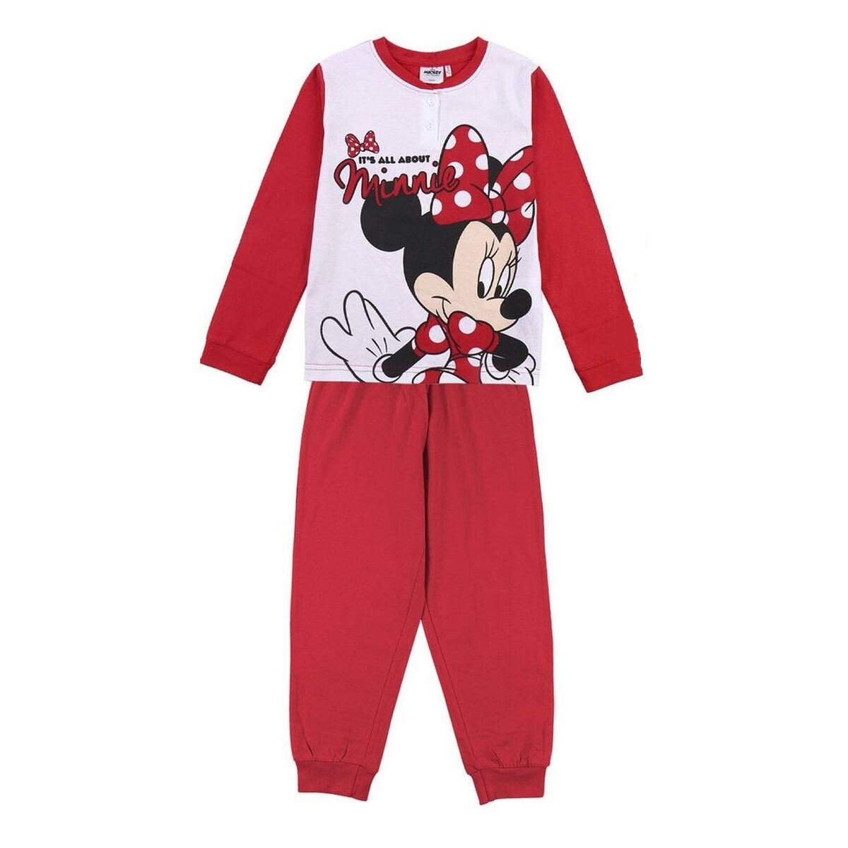 Pyjama Enfant Minnie Mouse Rouge